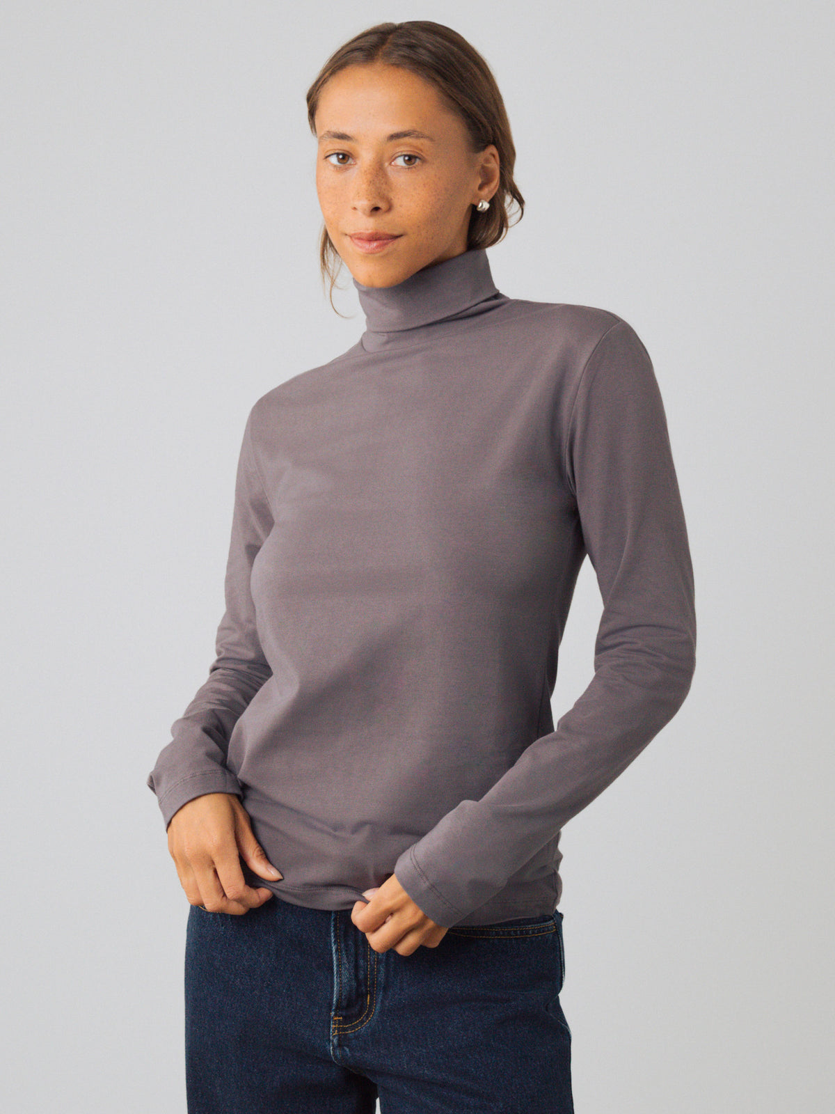Jersey Turtleneck