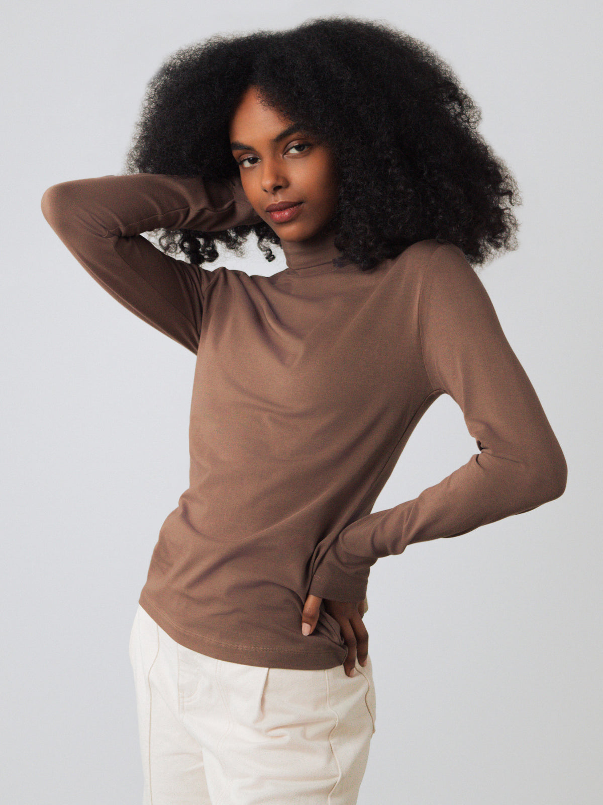 Jersey Turtleneck
