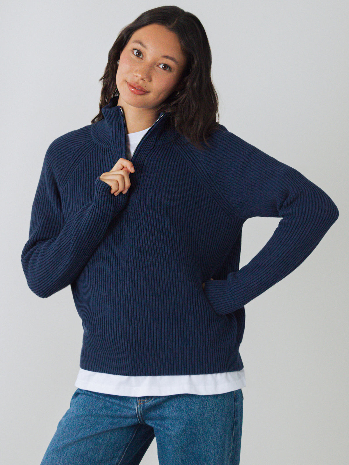 Half-Zip Knit