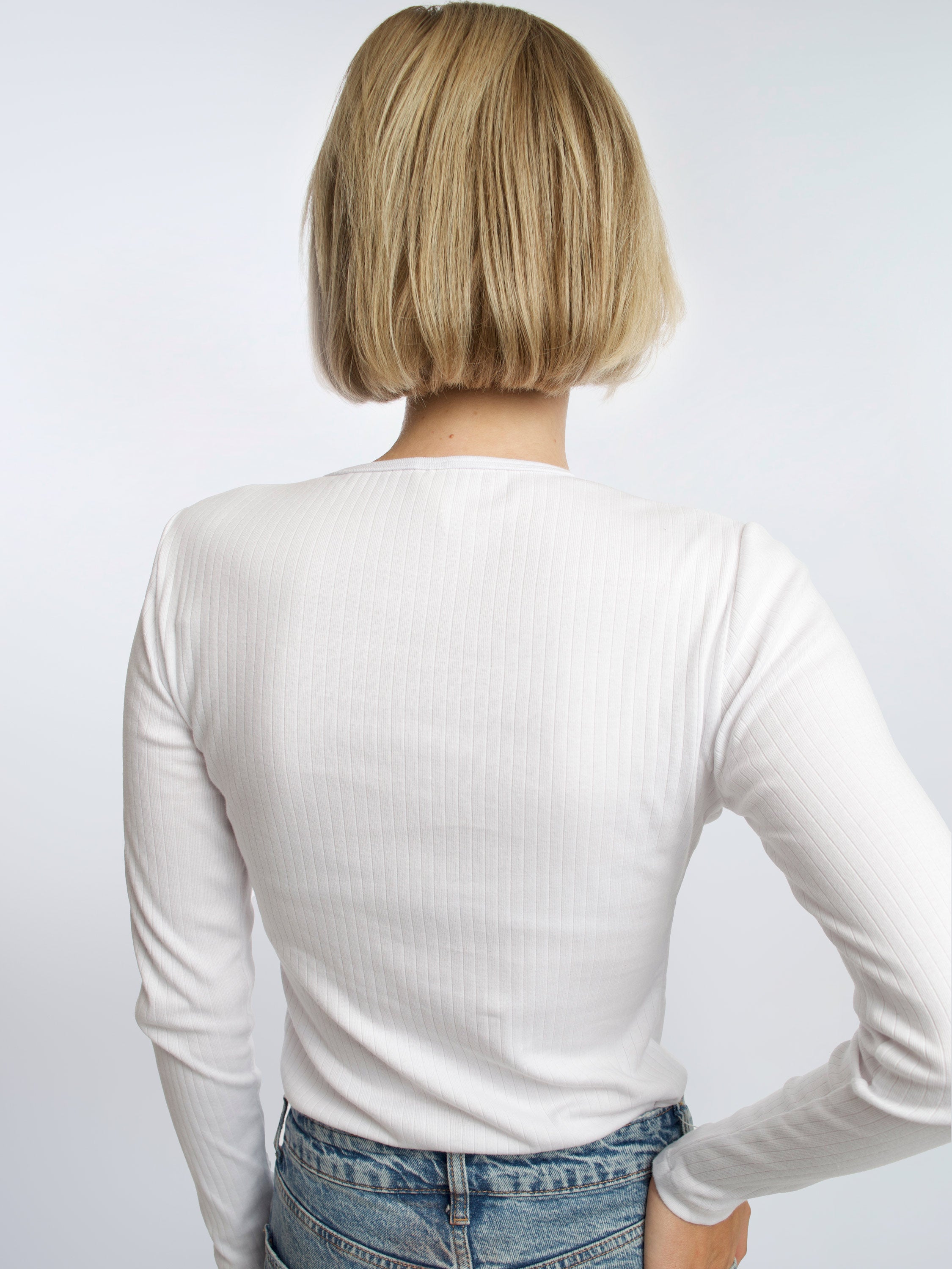 Geribde longsleeve