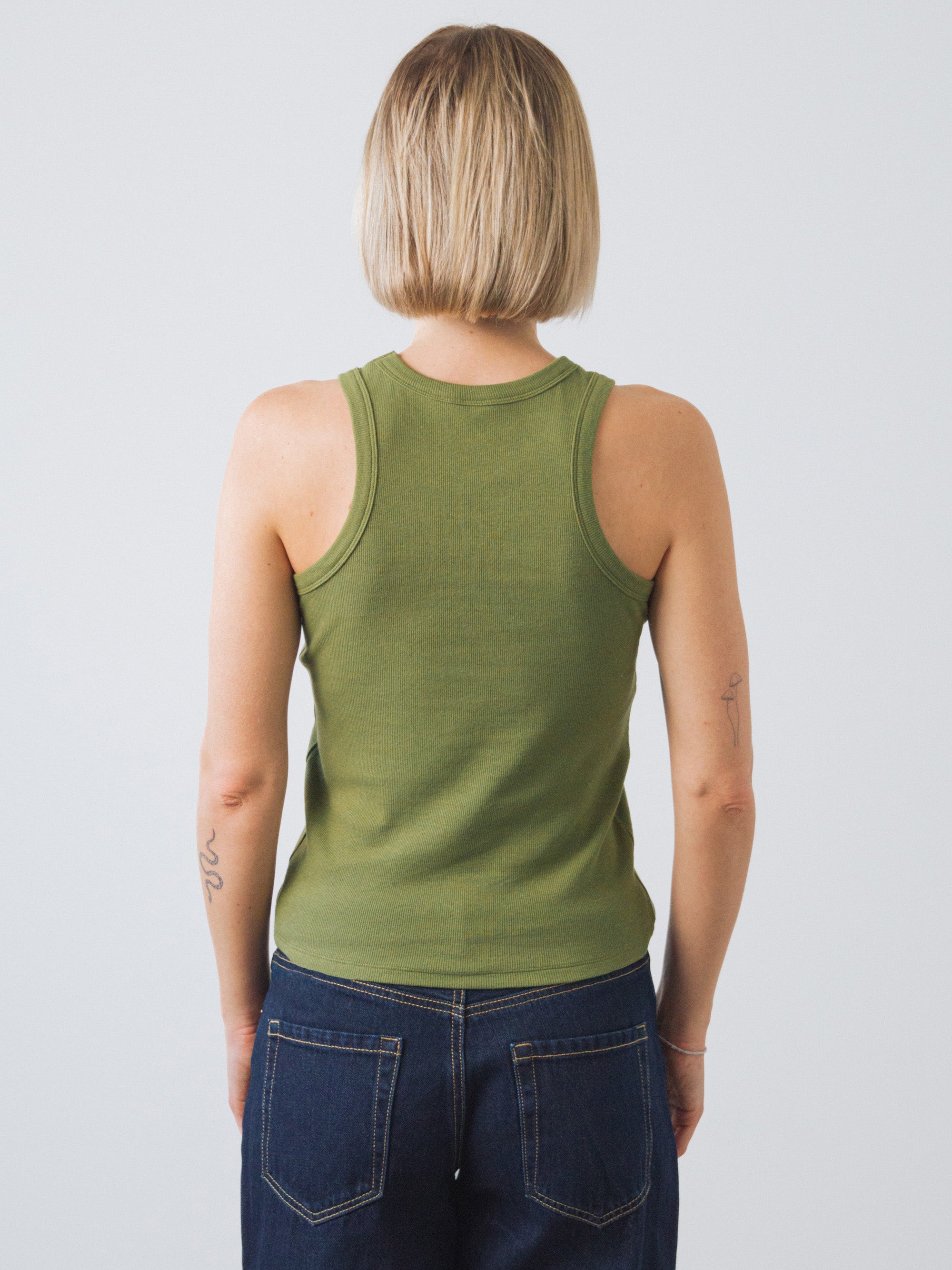 Ribbed Racer Top