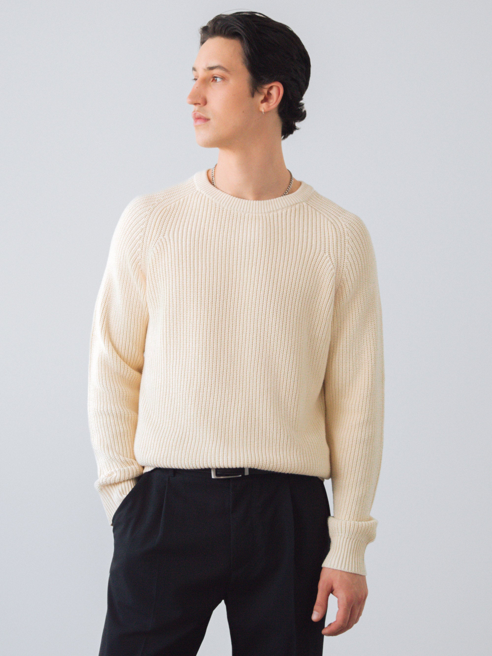 Maglione heavy knit uomo