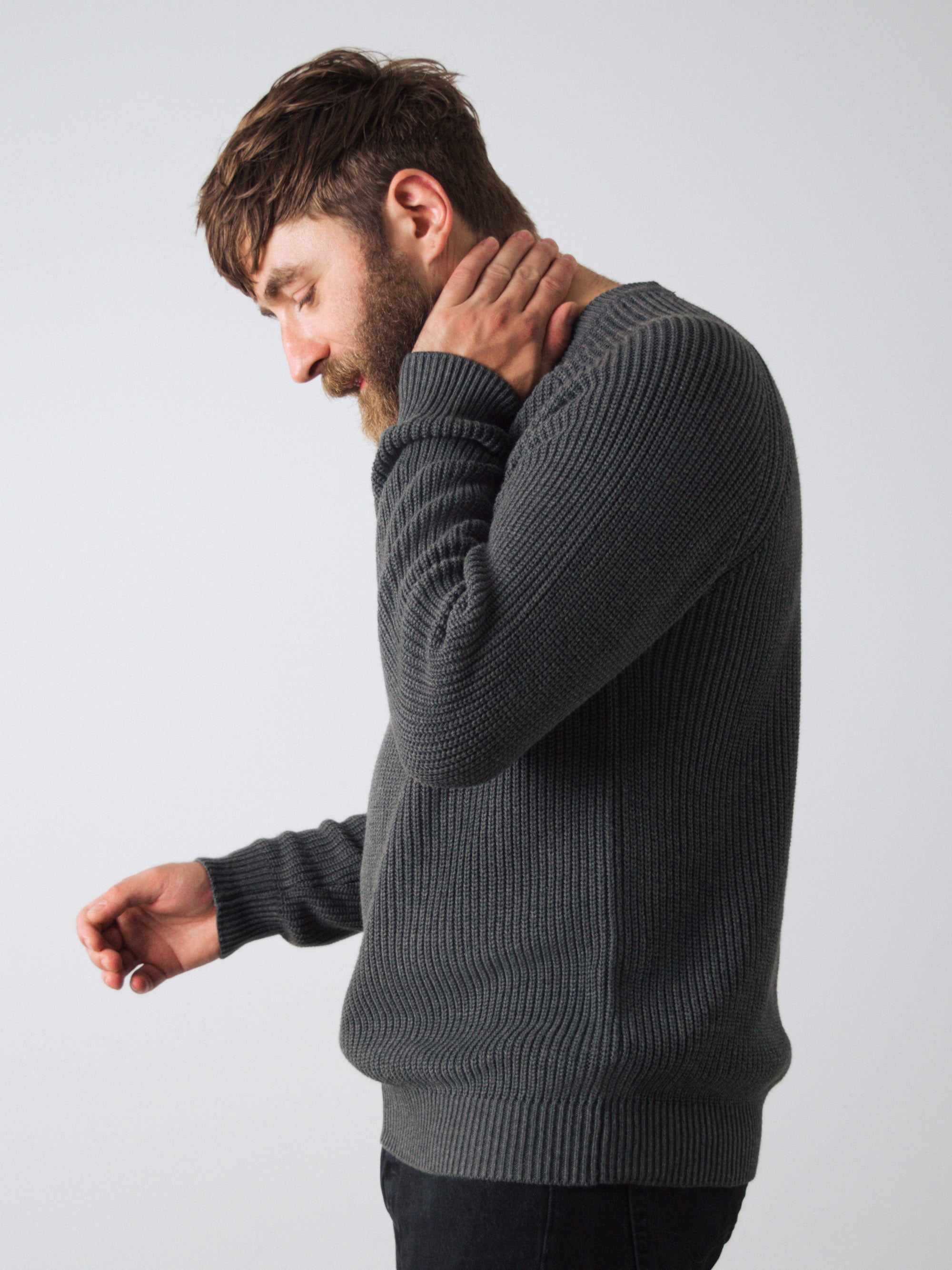 Maglione heavy knit uomo