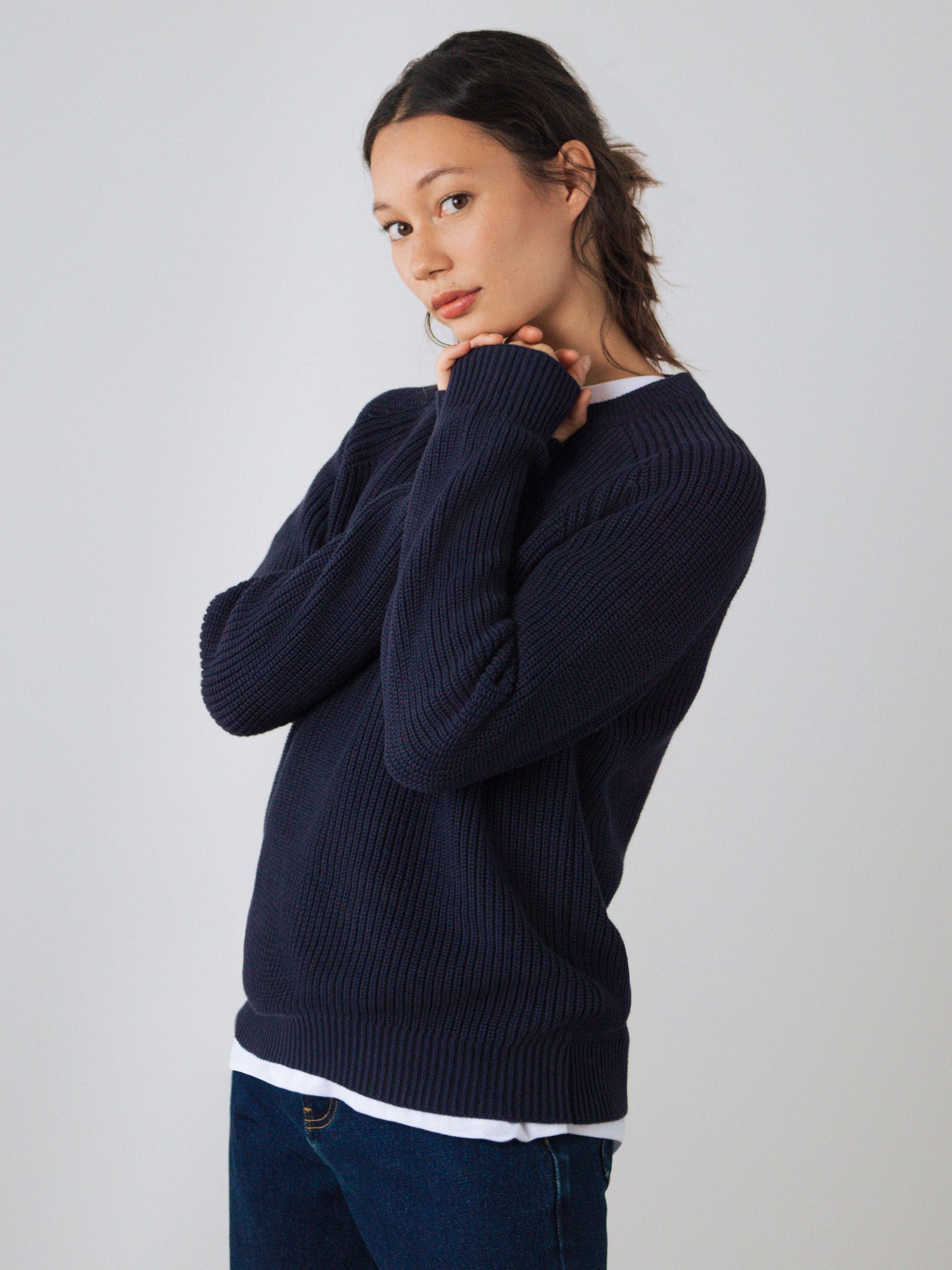 Women Heavy Knit Jumper