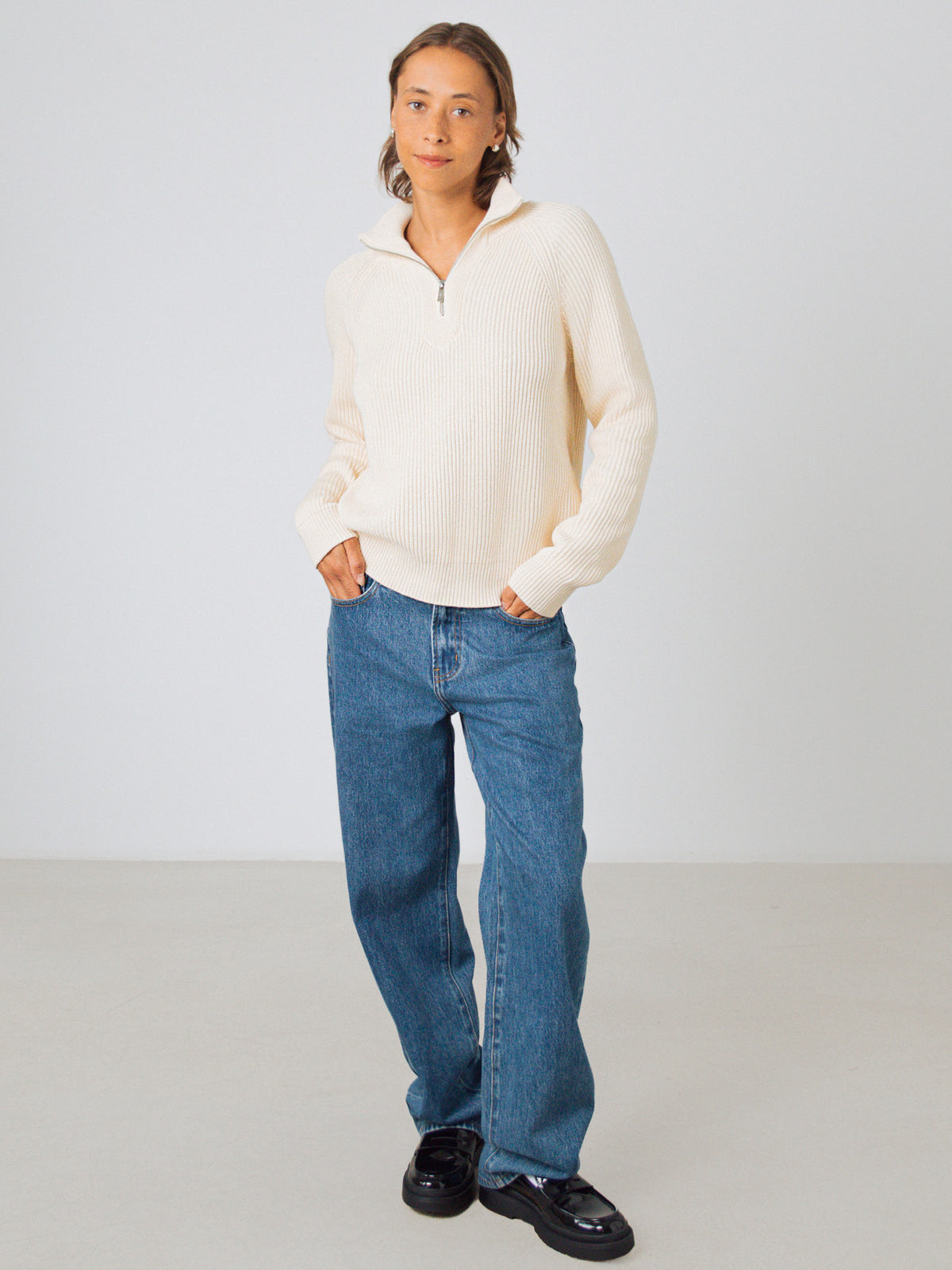Half-Zip Knit