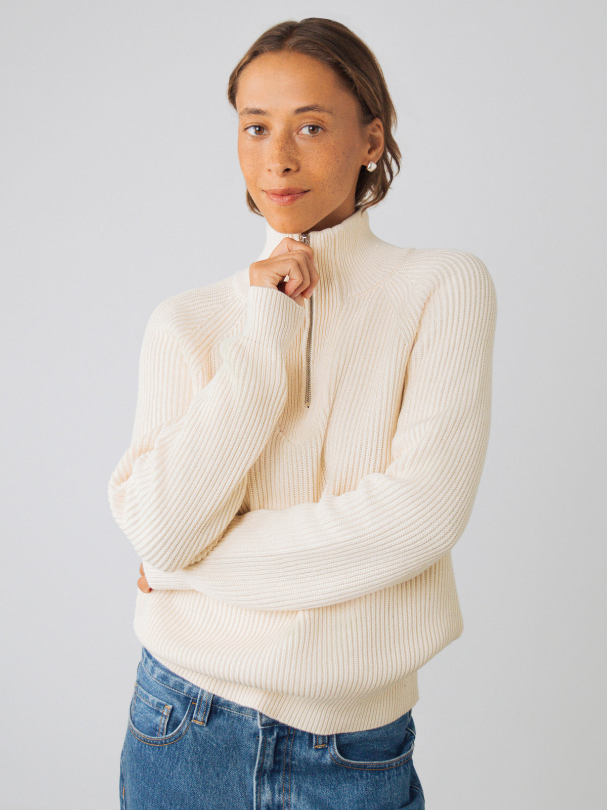 Half-Zip Knit