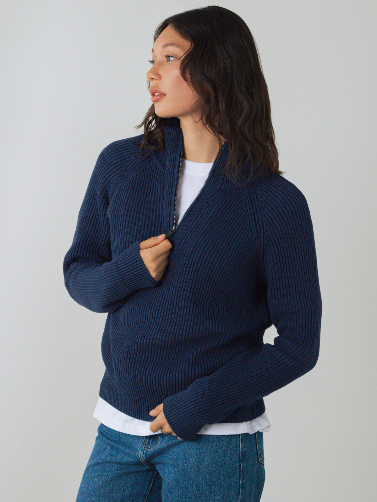 Half-Zip Knit