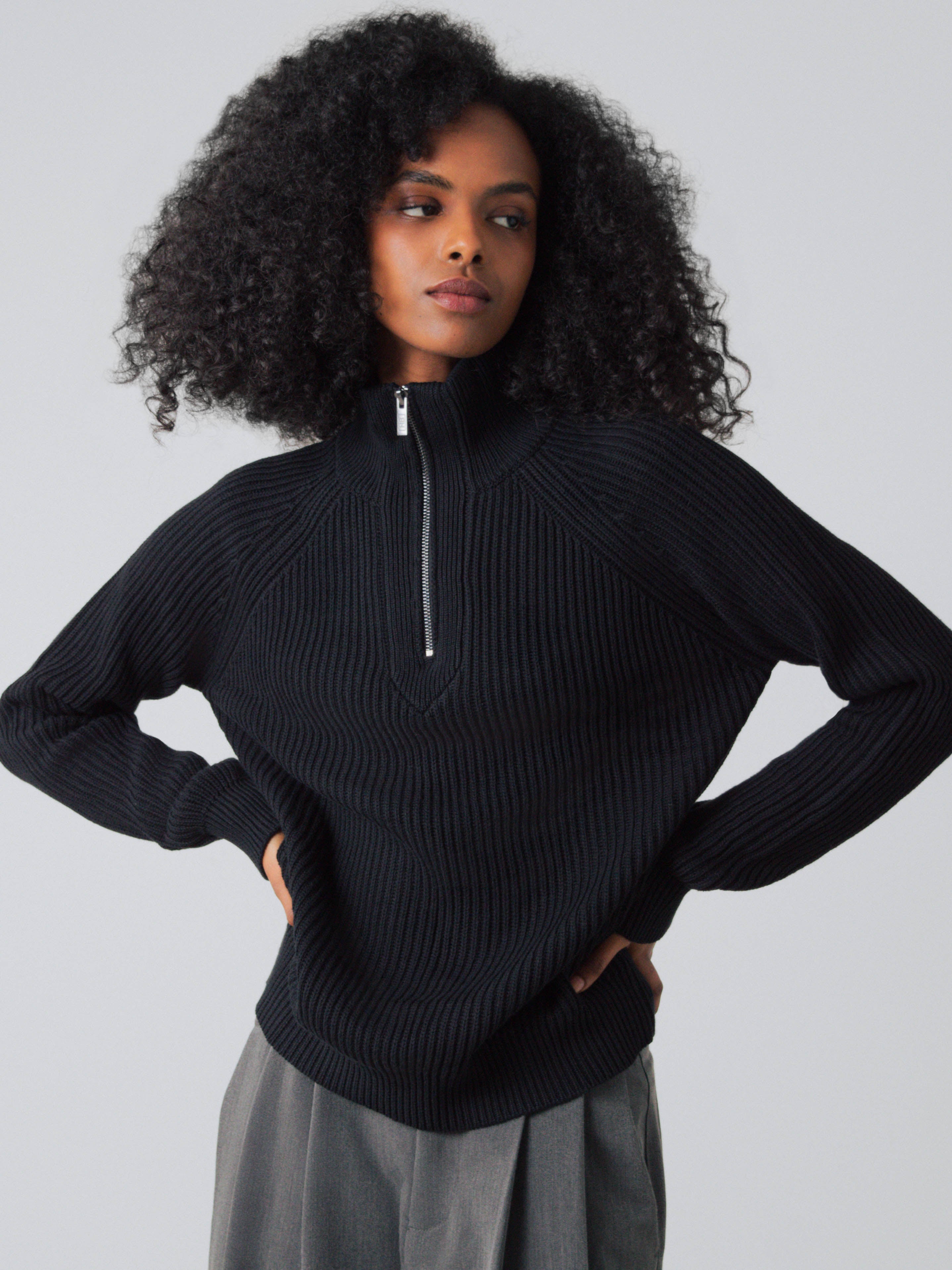 Half-Zip Knit Women